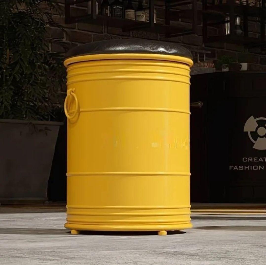 ドラム缶　スツール　椅子　インテリア　DIY