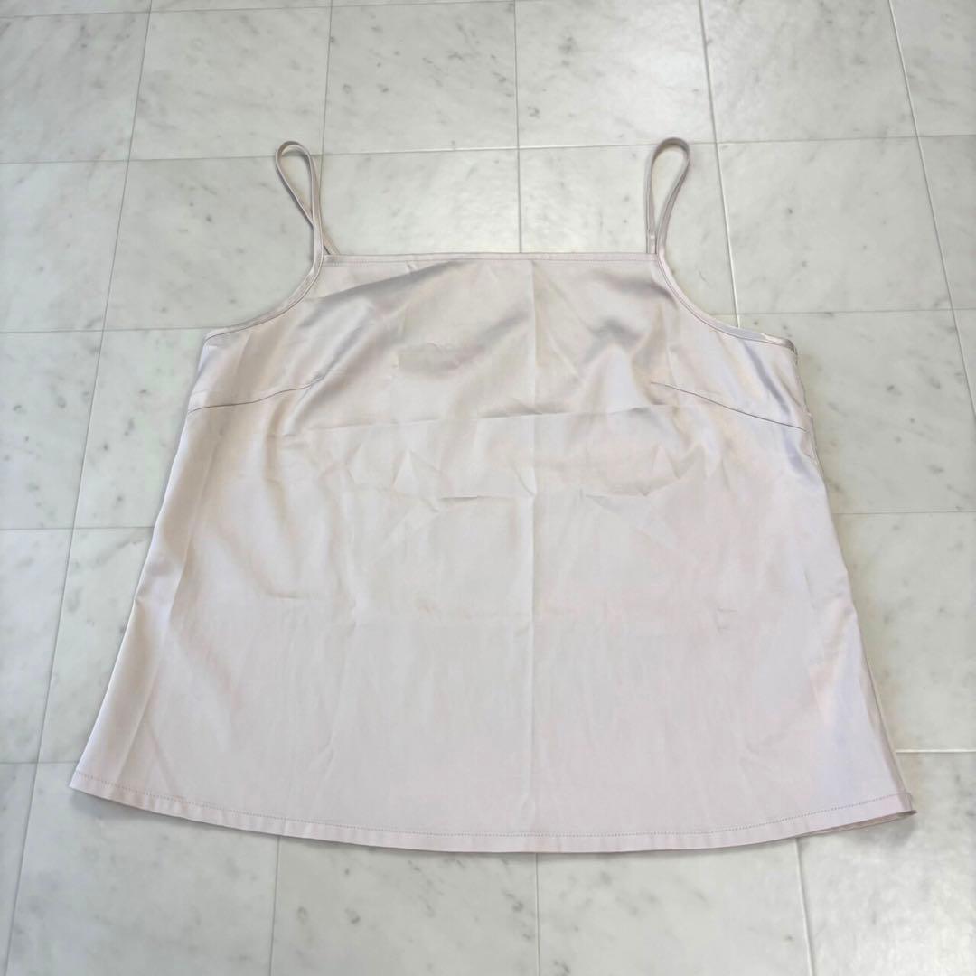 クロロ です★美品★衿付きパフスリーブブラウス キャミソール付き