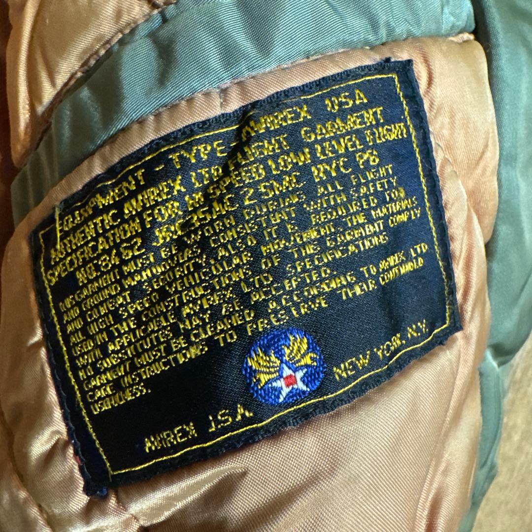 ま*ー様 AVIREX CWU-45P フライトジャケット　SIZE M