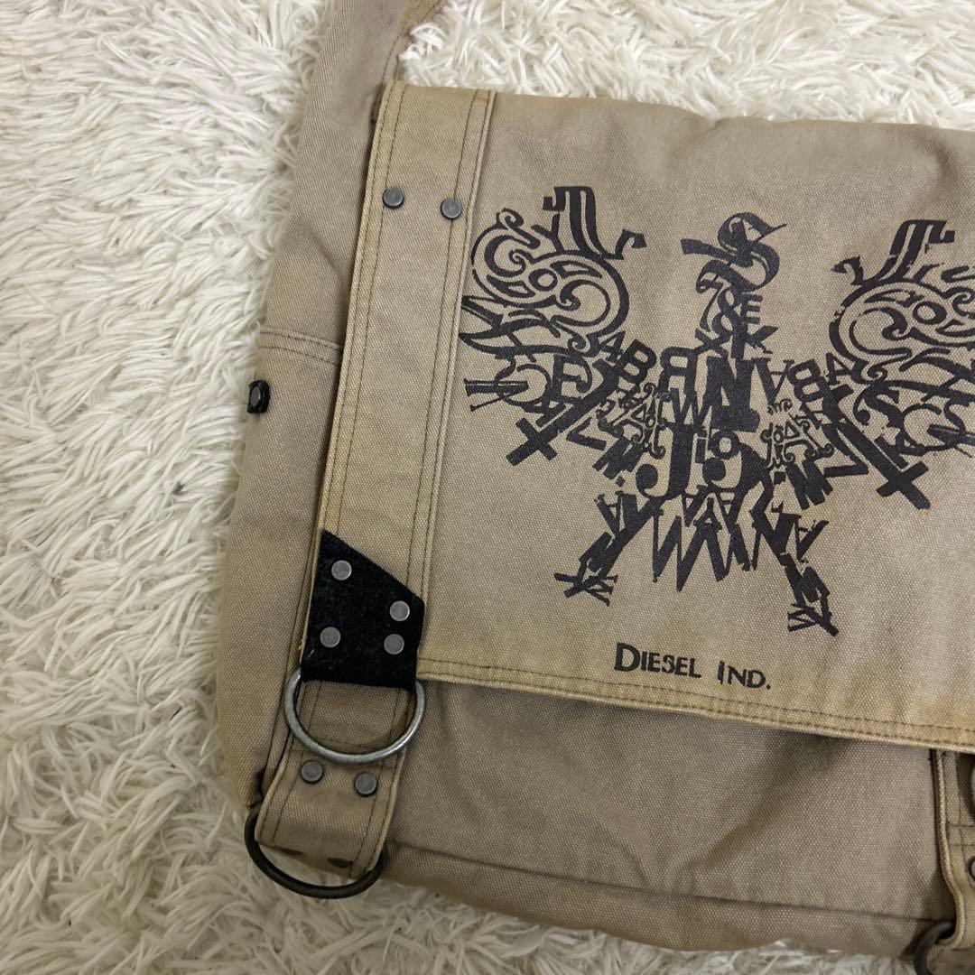 【希少】y2k フェアリーグランジ　DIESELディーゼル　メッセンジャーバッグ