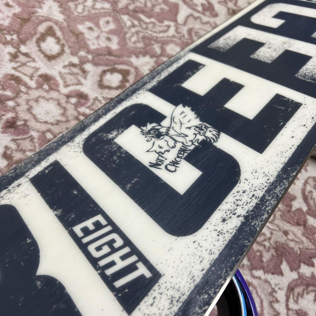 美品 RICE28 142cm グラトリ バイン付スノーボードセット レディース