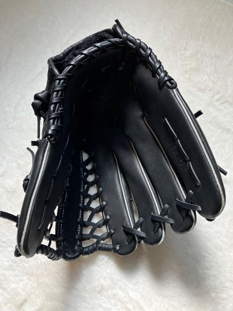 アシックス 軟式 グラブ 左投用 トライアップ 外野手用 BGR4AU ブラック