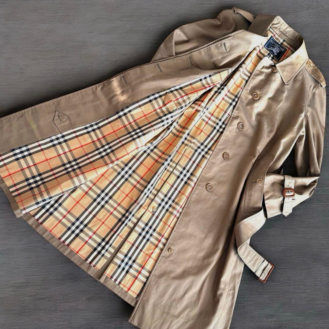 重厚ヴィンテージ【英国製の品格】●Burberrys●メンズトレンチ 48相当