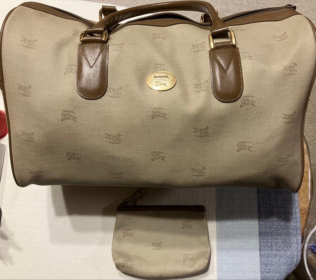 Burberry バーバリー　ボストンバック　ポーチセット