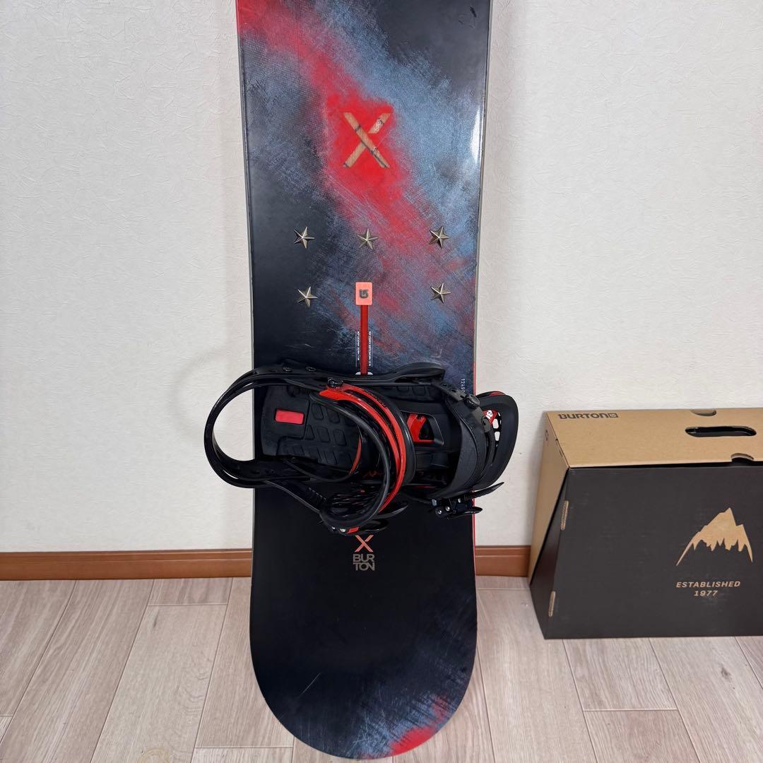 BURTON CUSTOM X 160cm スノーボードセット