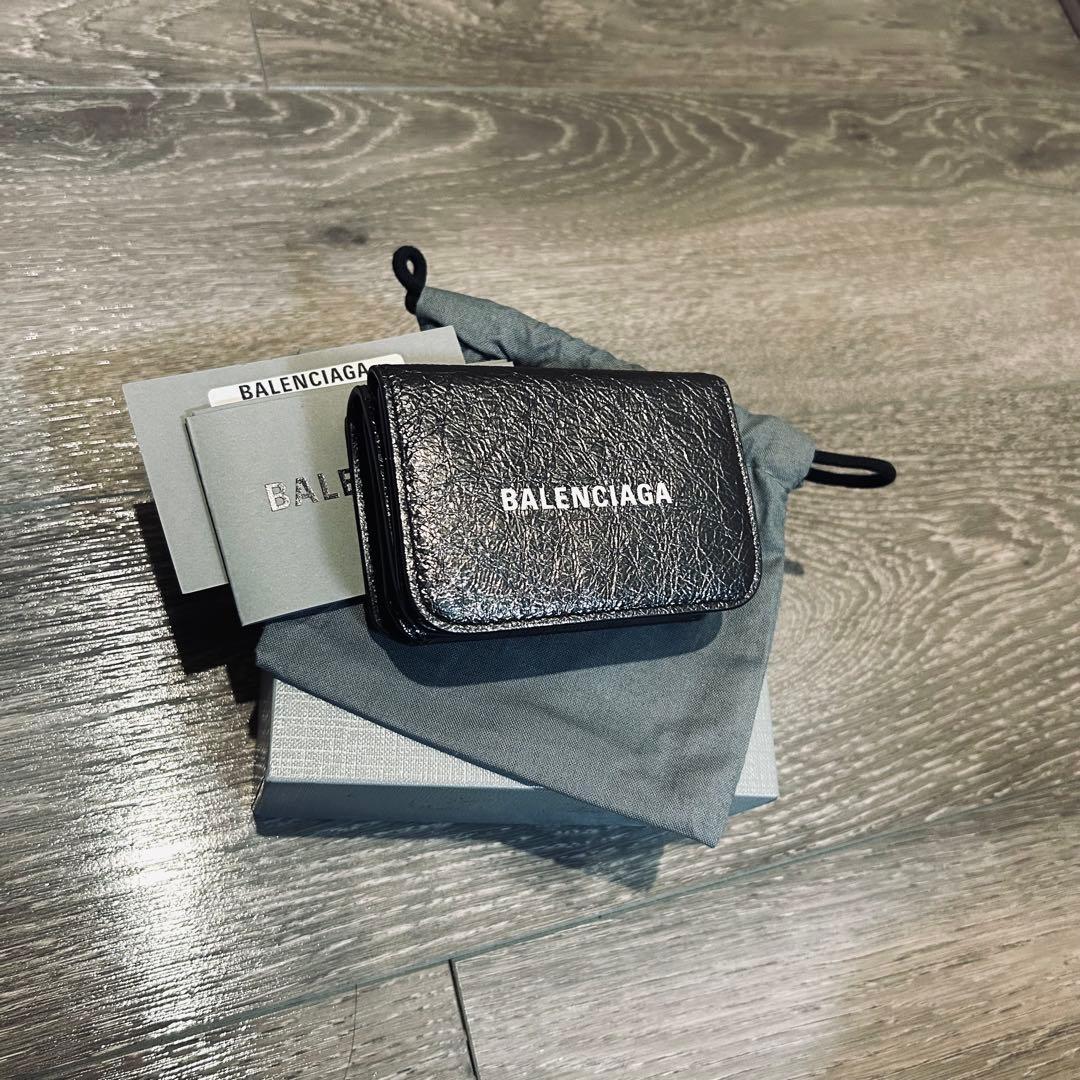 美品 Balenciaga財布 ブラック