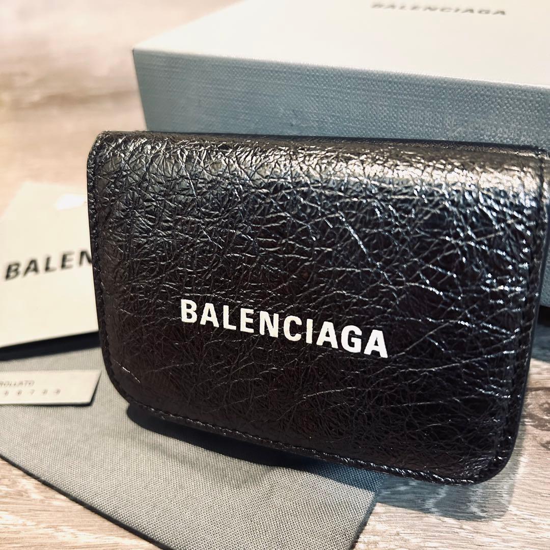 美品 Balenciaga財布 ブラック