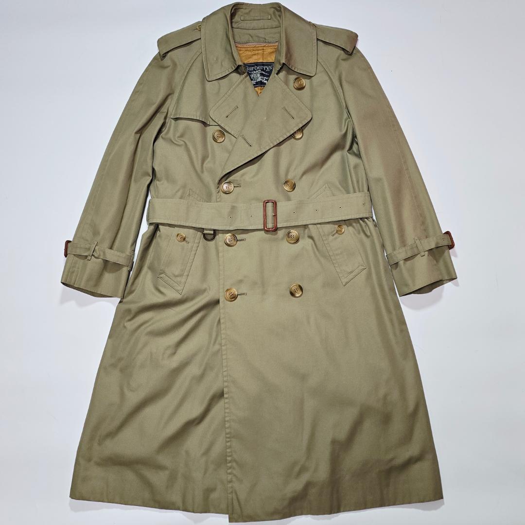 Burberrys' トレンチコート ウールライナー ダブルブレスト 玉虫色