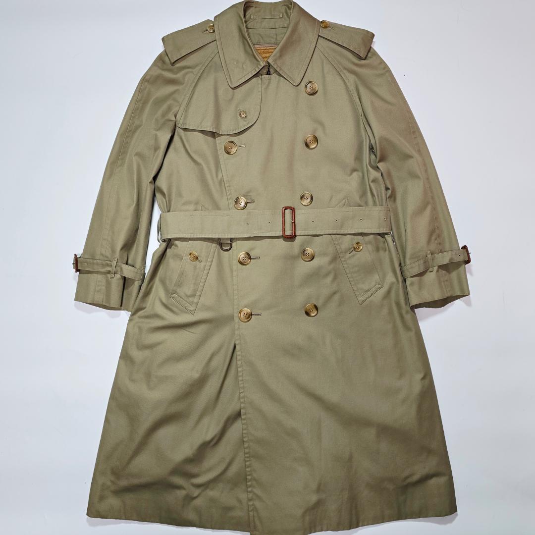 Burberrys' トレンチコート ウールライナー ダブルブレスト 玉虫色