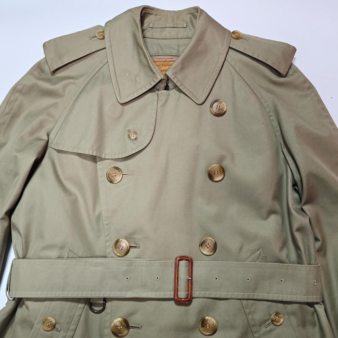 Burberrys' トレンチコート ウールライナー ダブルブレスト 玉虫色