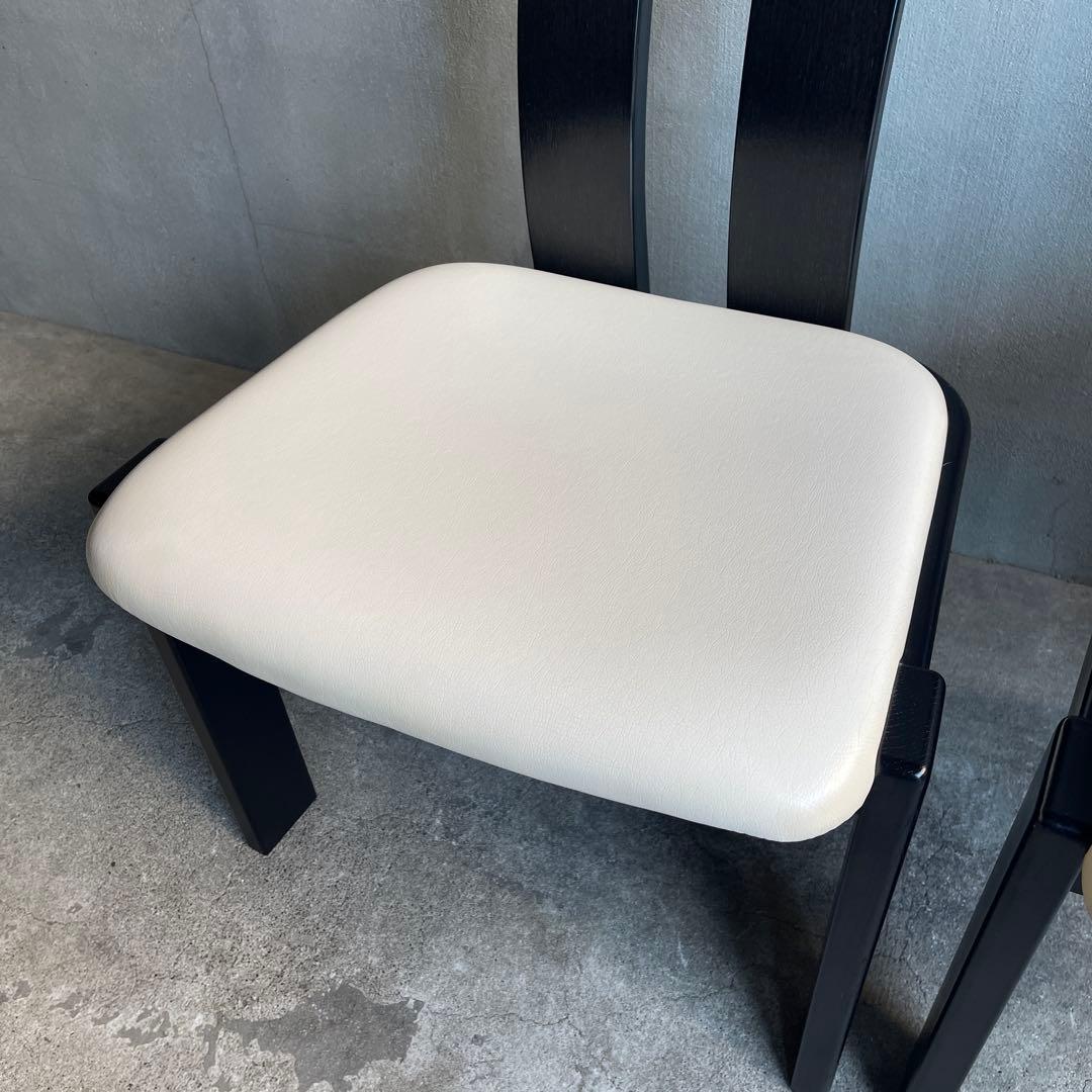 極美品　天童木工　ハイバック　ダイニングチェア　4脚セット　オーク材　モダン