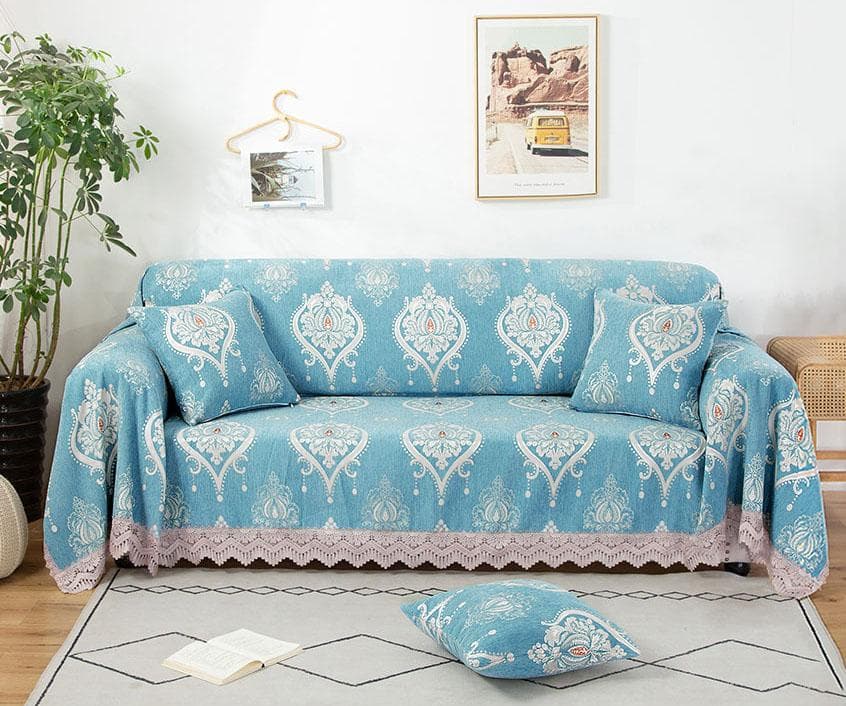 マルチカバー ソファーカバー 180×240cm かけるだけ ベルベット調 洗濯