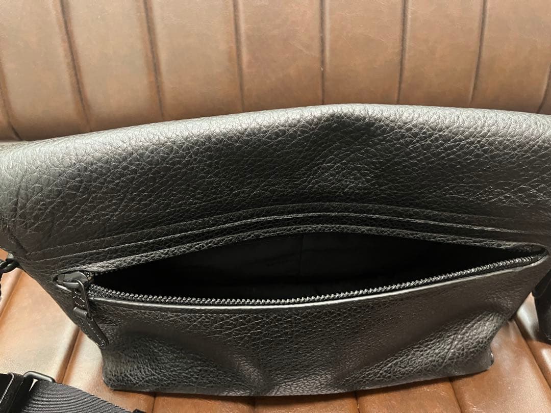 コーチ マンハッタン バイクバッグ ショルダーバッグ ブラック