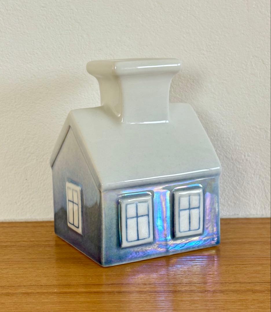 【窓立体型】ARABIA ヘルヤ ハウスキャンドルホルダー Talo ブルー