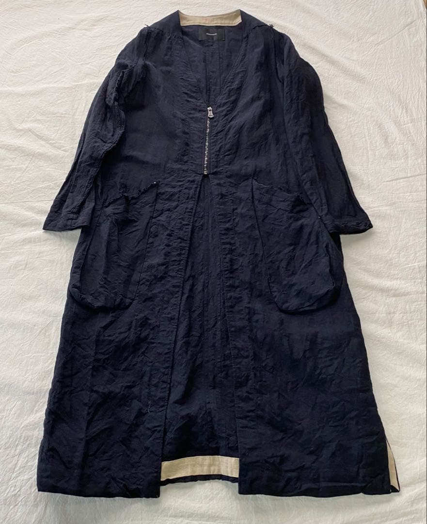 シンヤセキ　SHINYA SEKI コート　カーディガン　リネン　ウール