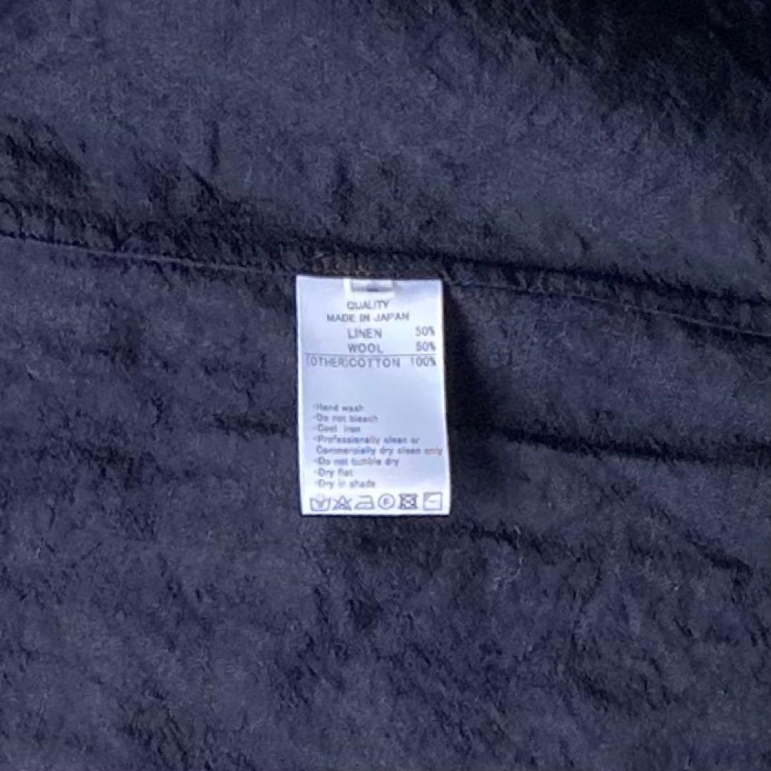 シンヤセキ　SHINYA SEKI コート　カーディガン　リネン　ウール