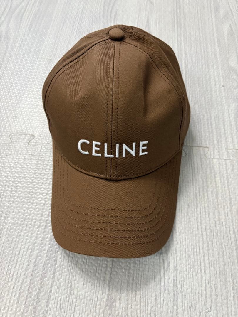 CELINE【新品】ブラウン ベースボールキャップ　レディース　セリーヌ