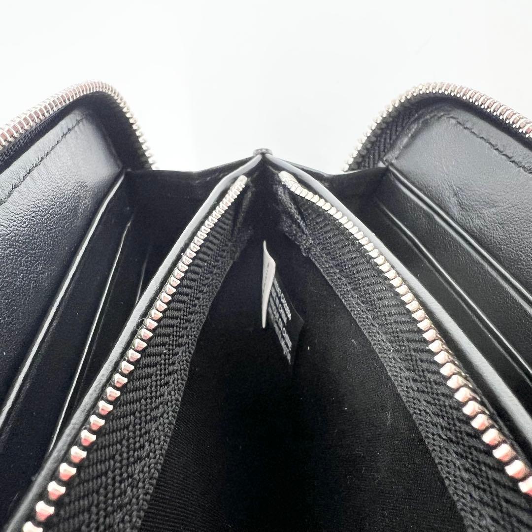 極美品✨DIESEL　長財布　Dロゴ　HOLI-D　レザー　ブラック　現行