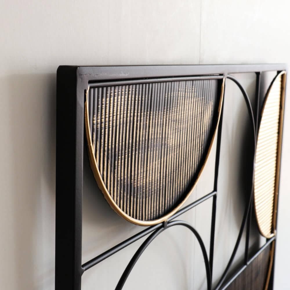 壁飾り レトロ モダン 半円柄