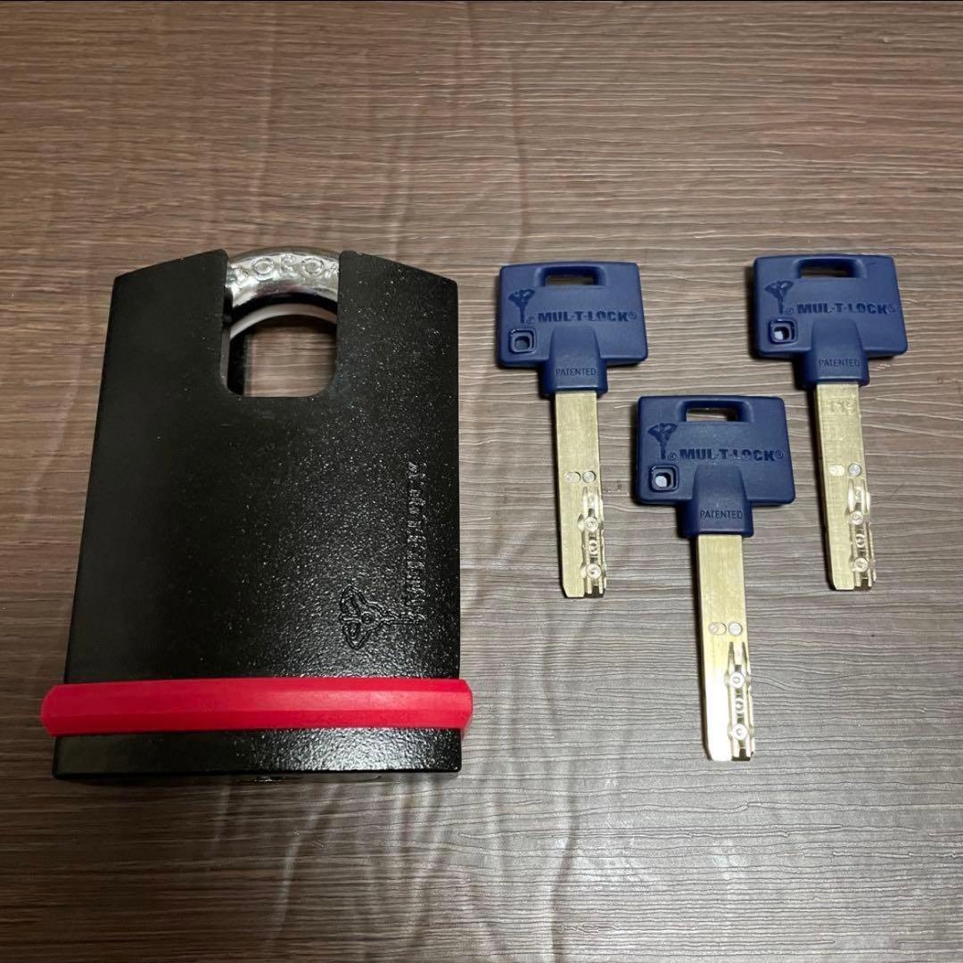 MUL-T-LOCK/NEシリーズ-パドロック NE14Hプロテクター付き