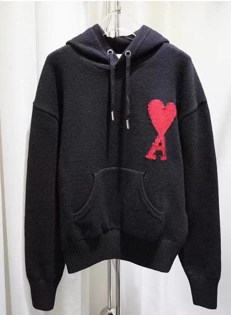 新品 Amiparis アミパリスニット パ-カー 黒 M