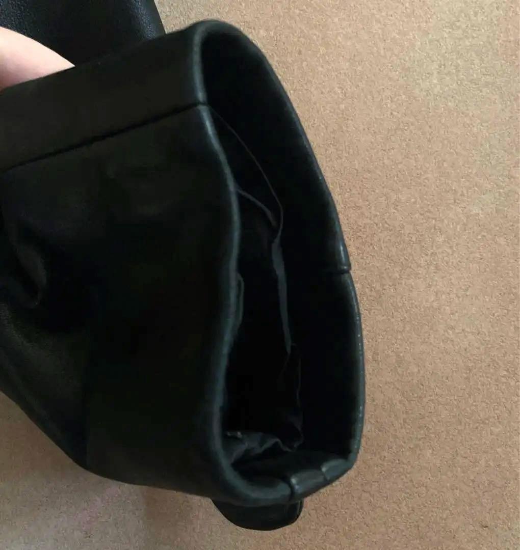 【超美品】HUGO BOSS ヒューゴボス 最高級 ラムレザー　ハーフコート