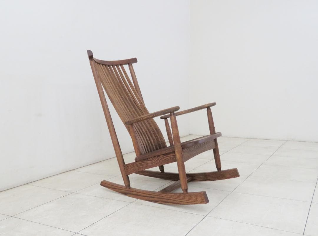 飛騨 北々工房 ロッキングチェア タモ無垢 264,000円 検キツツキアクタス