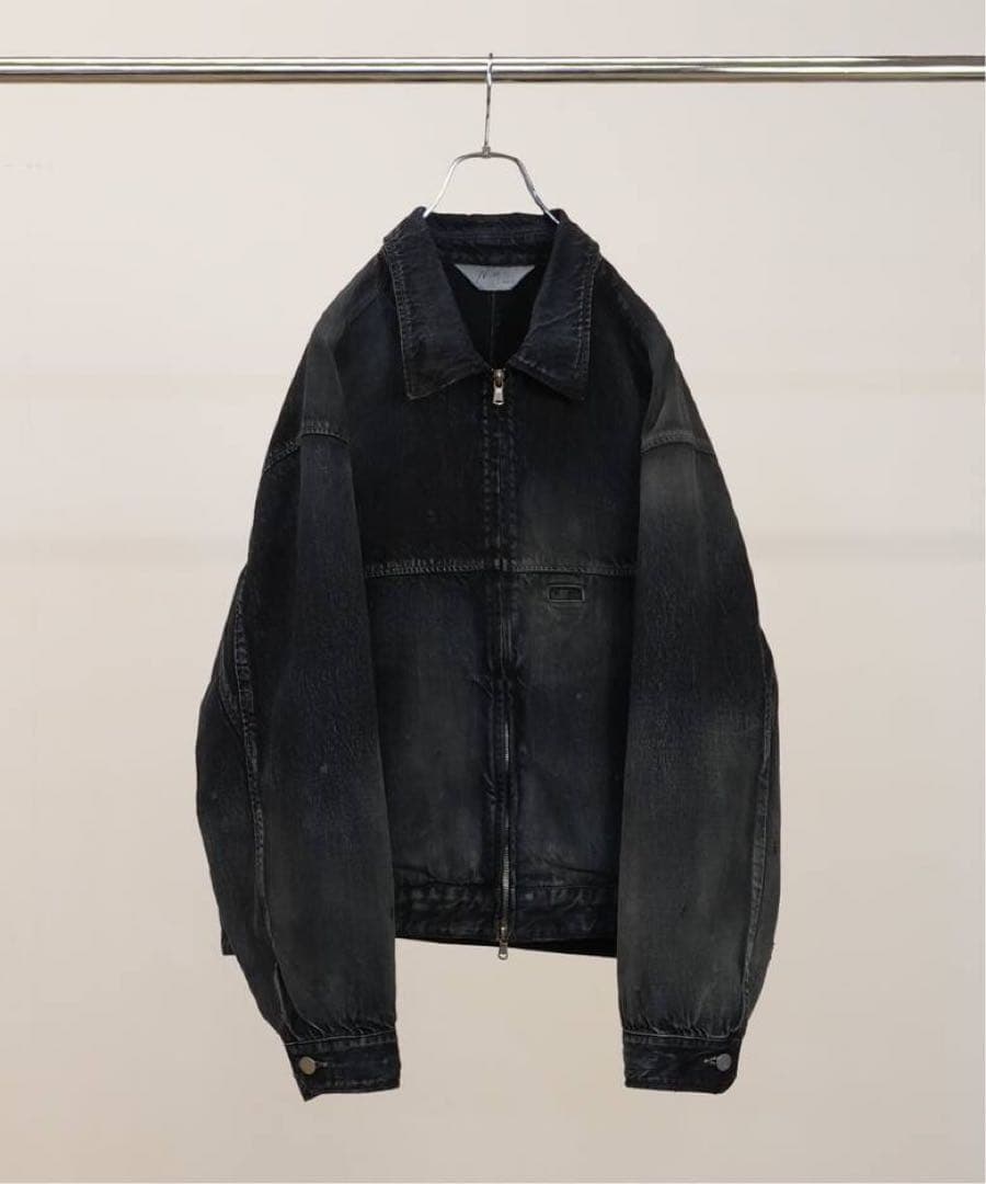トップス ANCELLM26ss DENIM ZIPUP JACKET - BLACK1