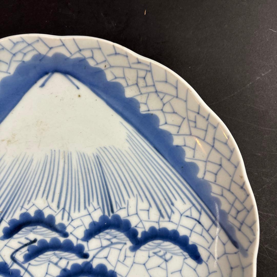 114 セール　富士山　染付　皿　伊万里　有田　九谷　鍋島