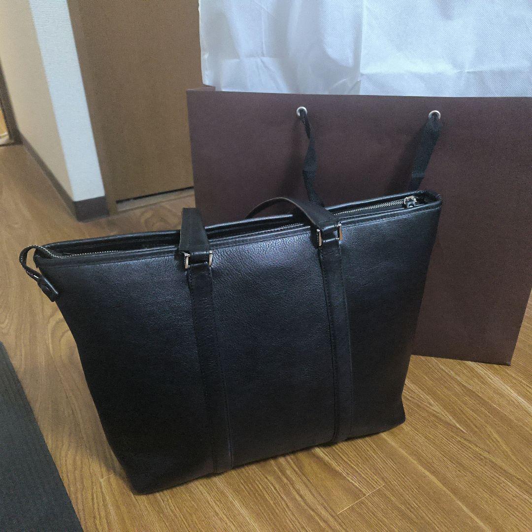 JOYA J4621 本革 トートバッグ メンズ ブラック A4 13インチPC