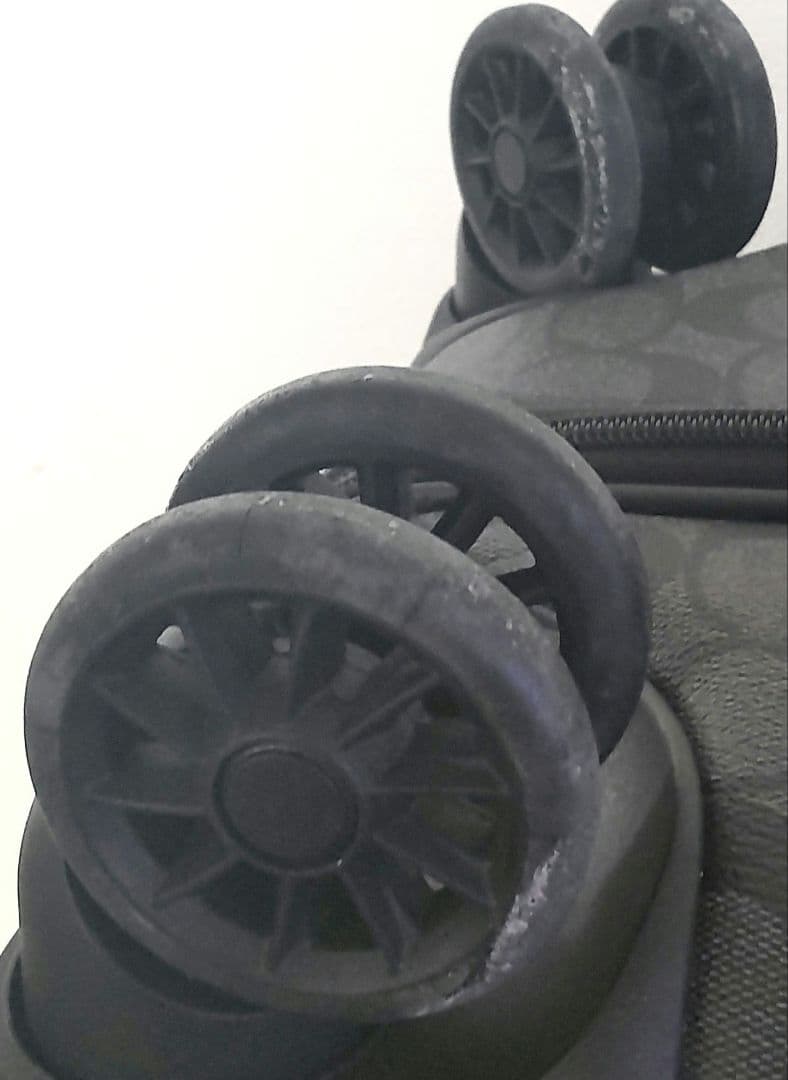 美品✨COACH/コーチ大型キャリーケース✨ガーメントケース＆ポーチ付き◆訳あり