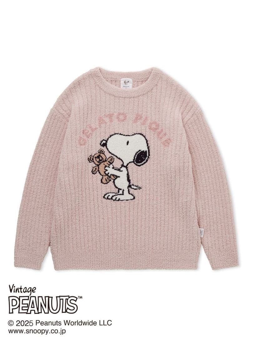 【PEANUTS】SNOOPY×BEAR ジャガードプルオーバー&ショートパンツ