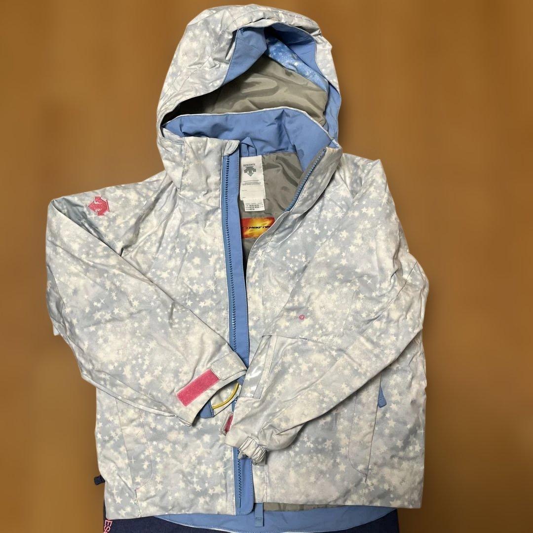 美品 デサントDESCENTE 130センチスキーウェア セット