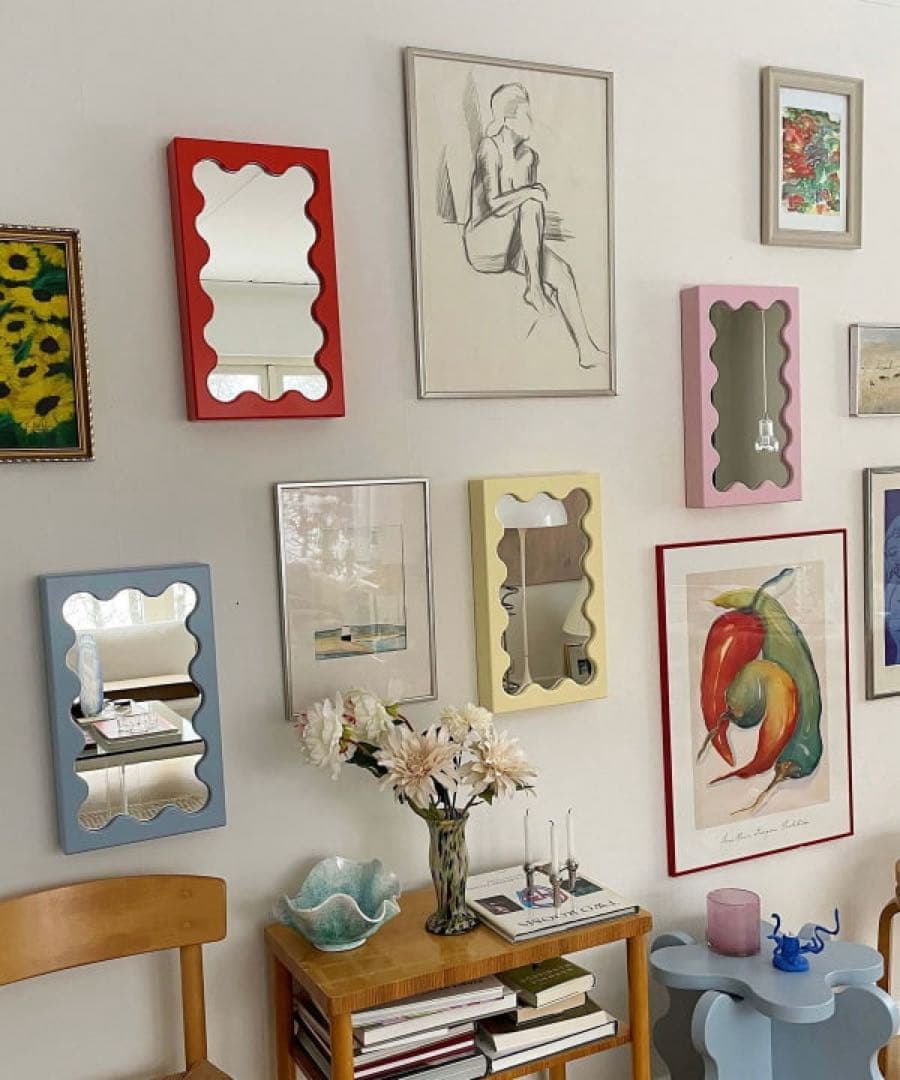 Gustaf Westman / Curvy Mirror Micro ピンク