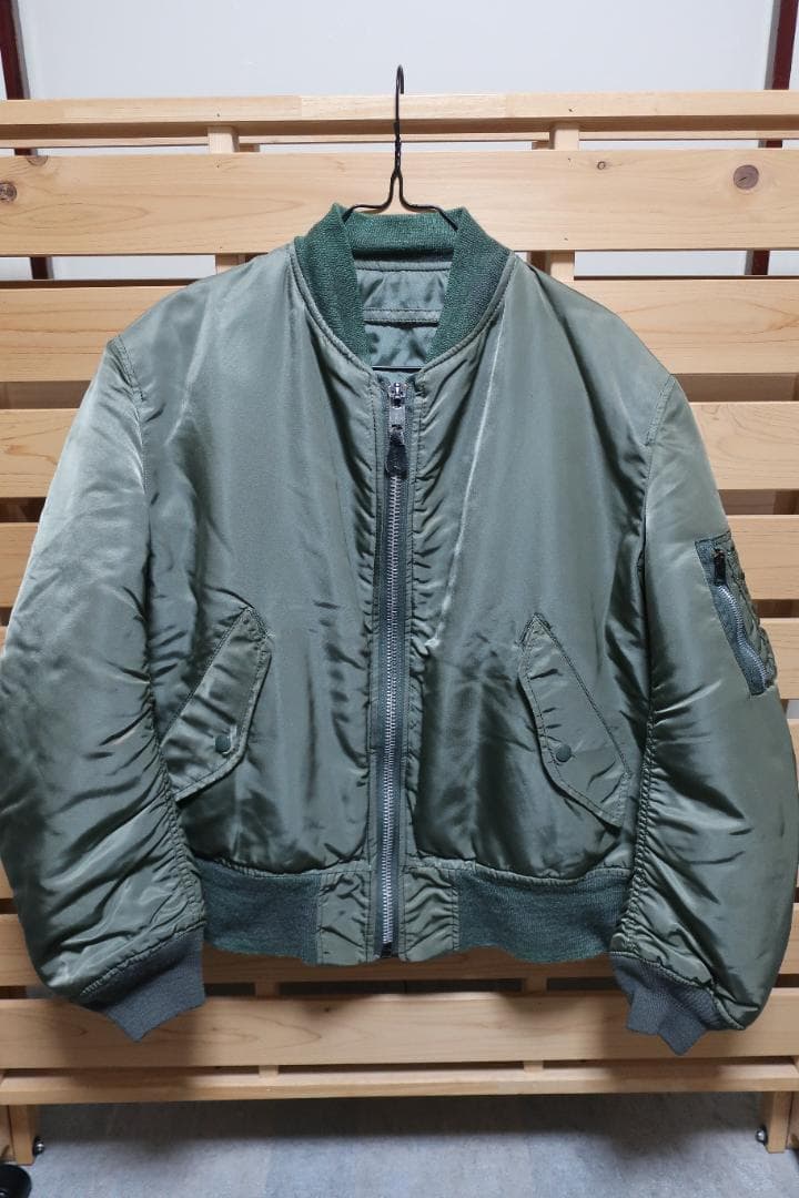 ALPHA アルファ USA製 80s MA-1 グランドクルー Mサイズ