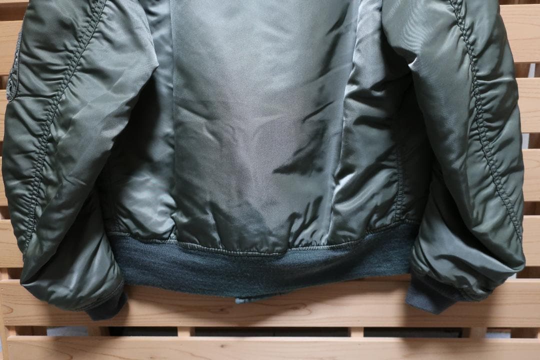 ALPHA アルファ USA製 80s MA-1 グランドクルー Mサイズ