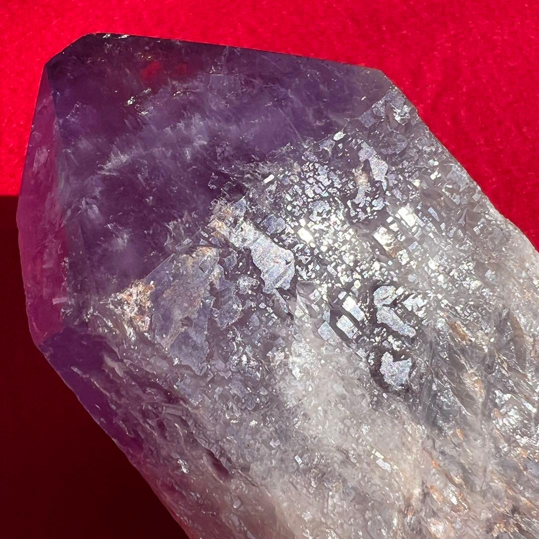 ✮超レア✮極上別格品✮ボリビア産 ファントム アメジスト 六角柱 天然石 原石