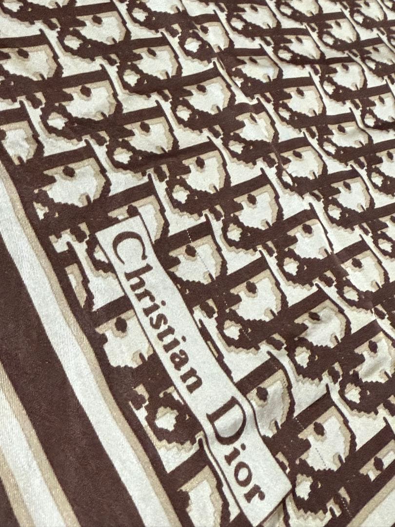 Christian Dior シルクスカーフトロッター柄【説明文必見】