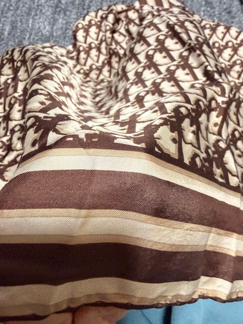 Christian Dior シルクスカーフトロッター柄【説明文必見】