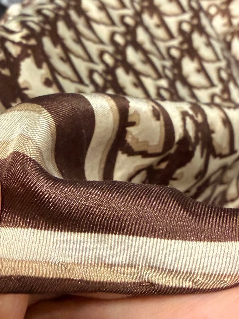 Christian Dior シルクスカーフトロッター柄【説明文必見】