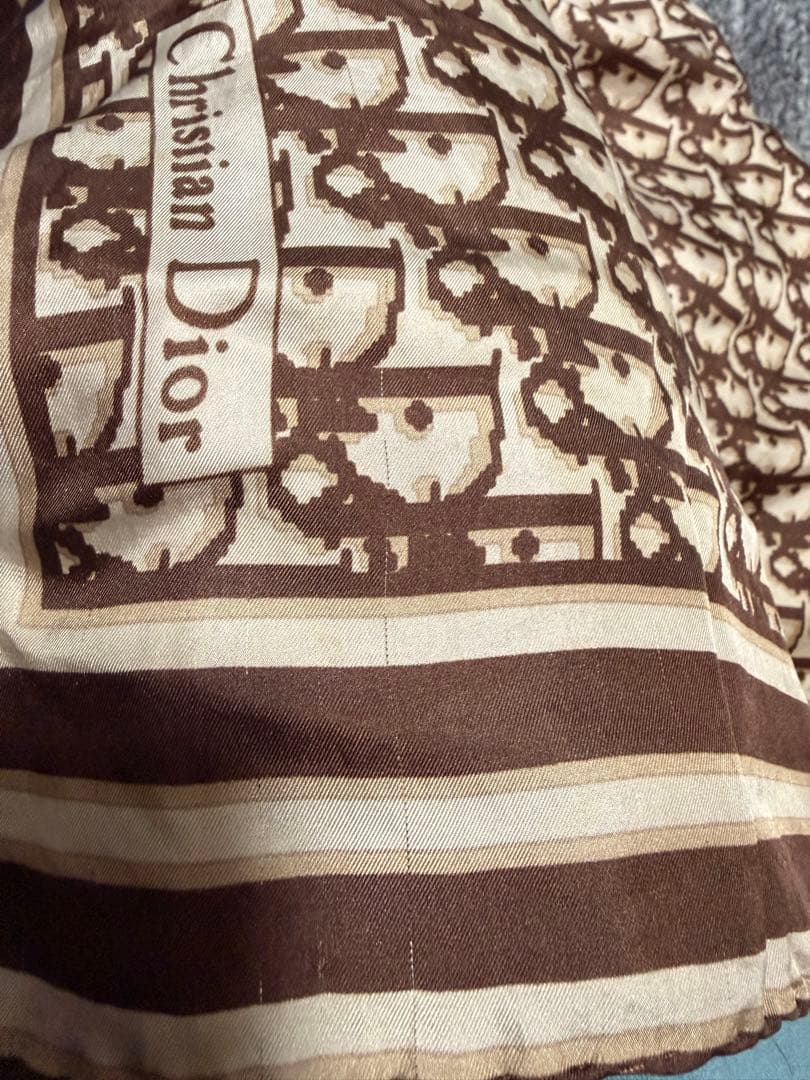 Christian Dior シルクスカーフトロッター柄【説明文必見】