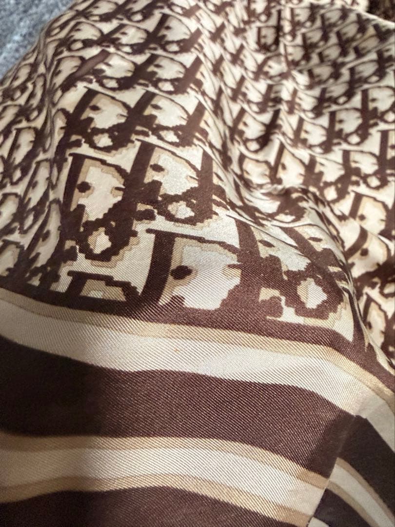 Christian Dior シルクスカーフトロッター柄【説明文必見】