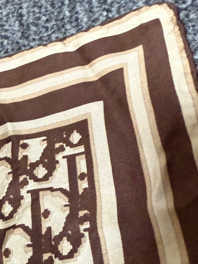 Christian Dior シルクスカーフトロッター柄【説明文必見】