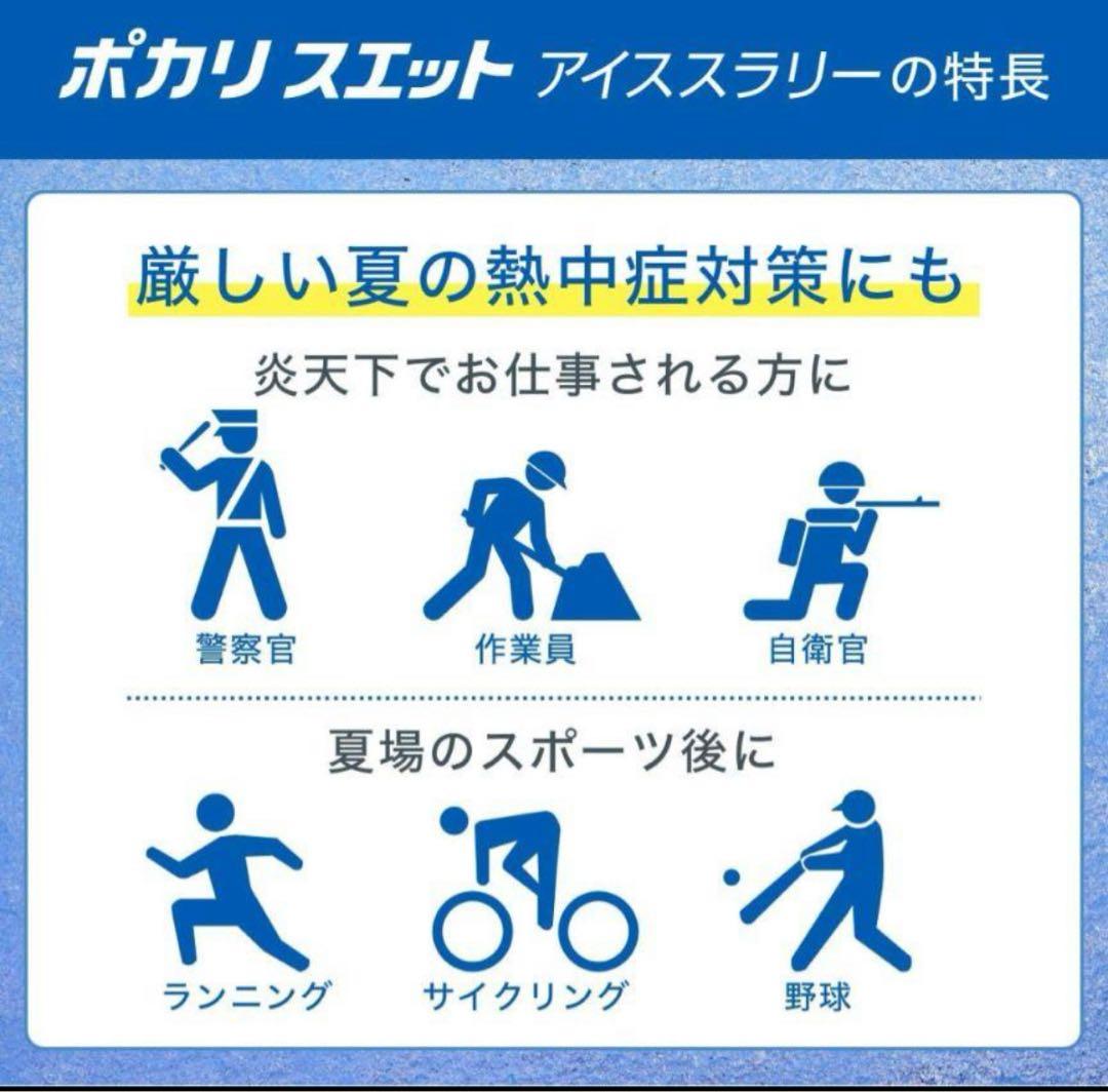 ポカリスエット アイススラリー 100g×6袋×12箱