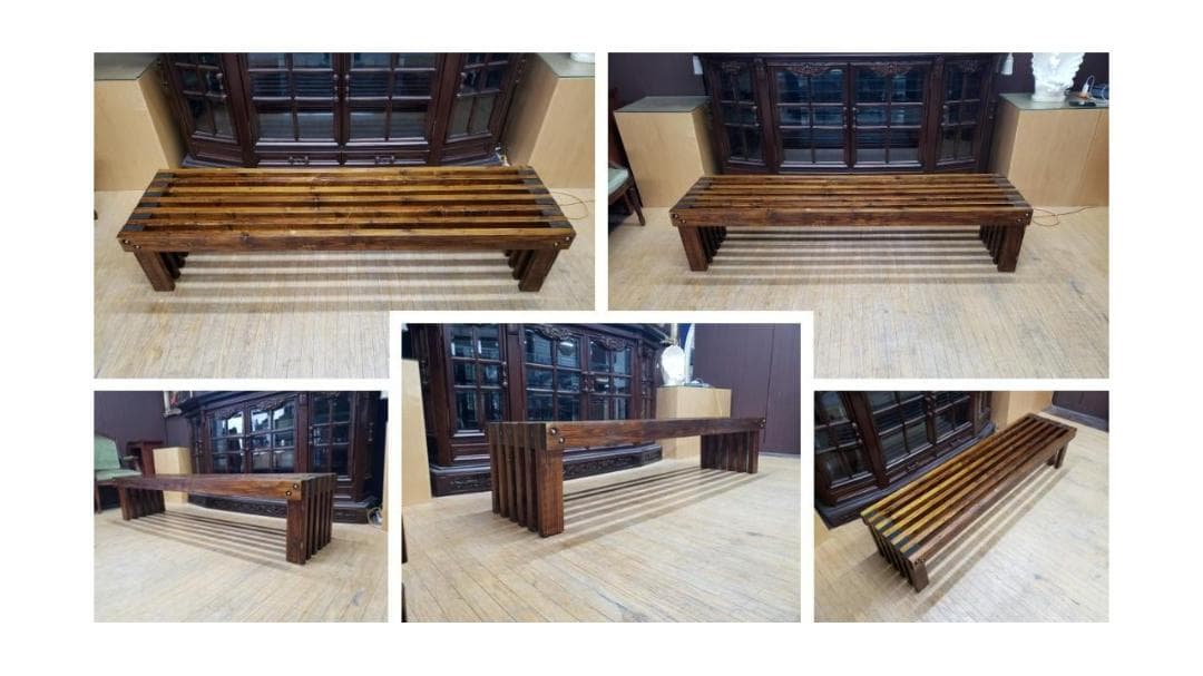 kichinichi①　無垢材使用　ベンチダイニング３点セット