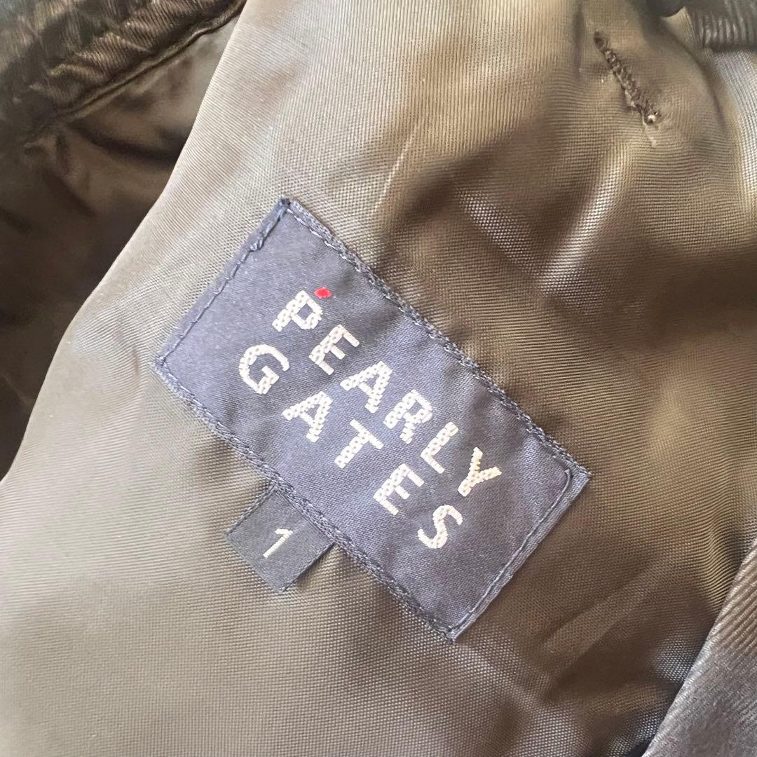 Pearly gates パーリーゲイツ　ワッペン　中綿　パンツ　ナイロン　M