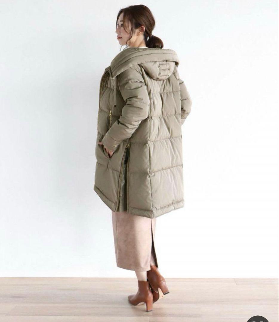 soeur7 サイドジップ　スリットロングダウンコート♡専用♡