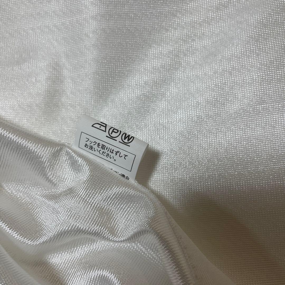 ベージュ ドレープカーテンとレースカーテンセット