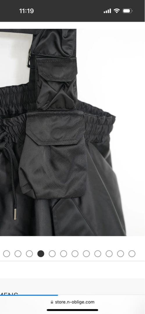 noir kei ninomiya ジャンパースカート