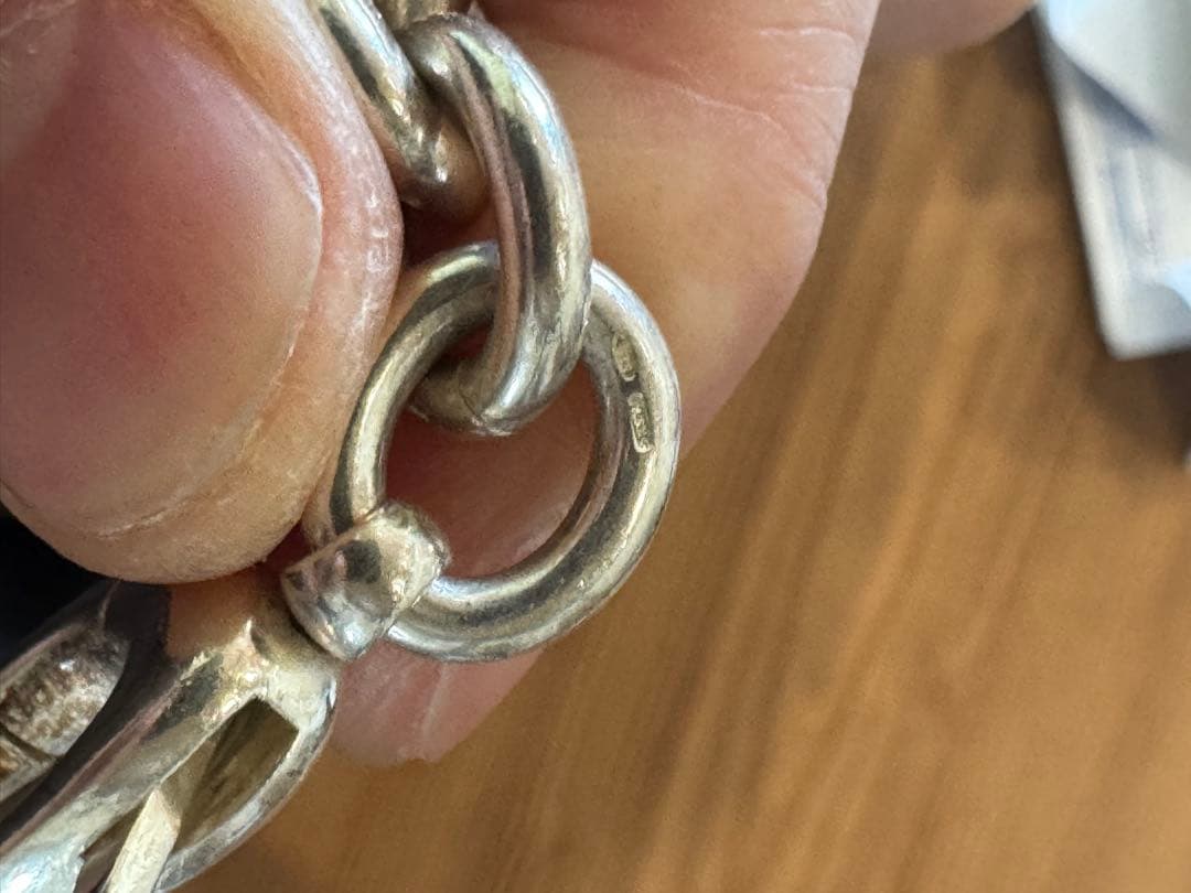 グッチ GUCCI ドッグタグ チェーン ブレスレット SV925 希少